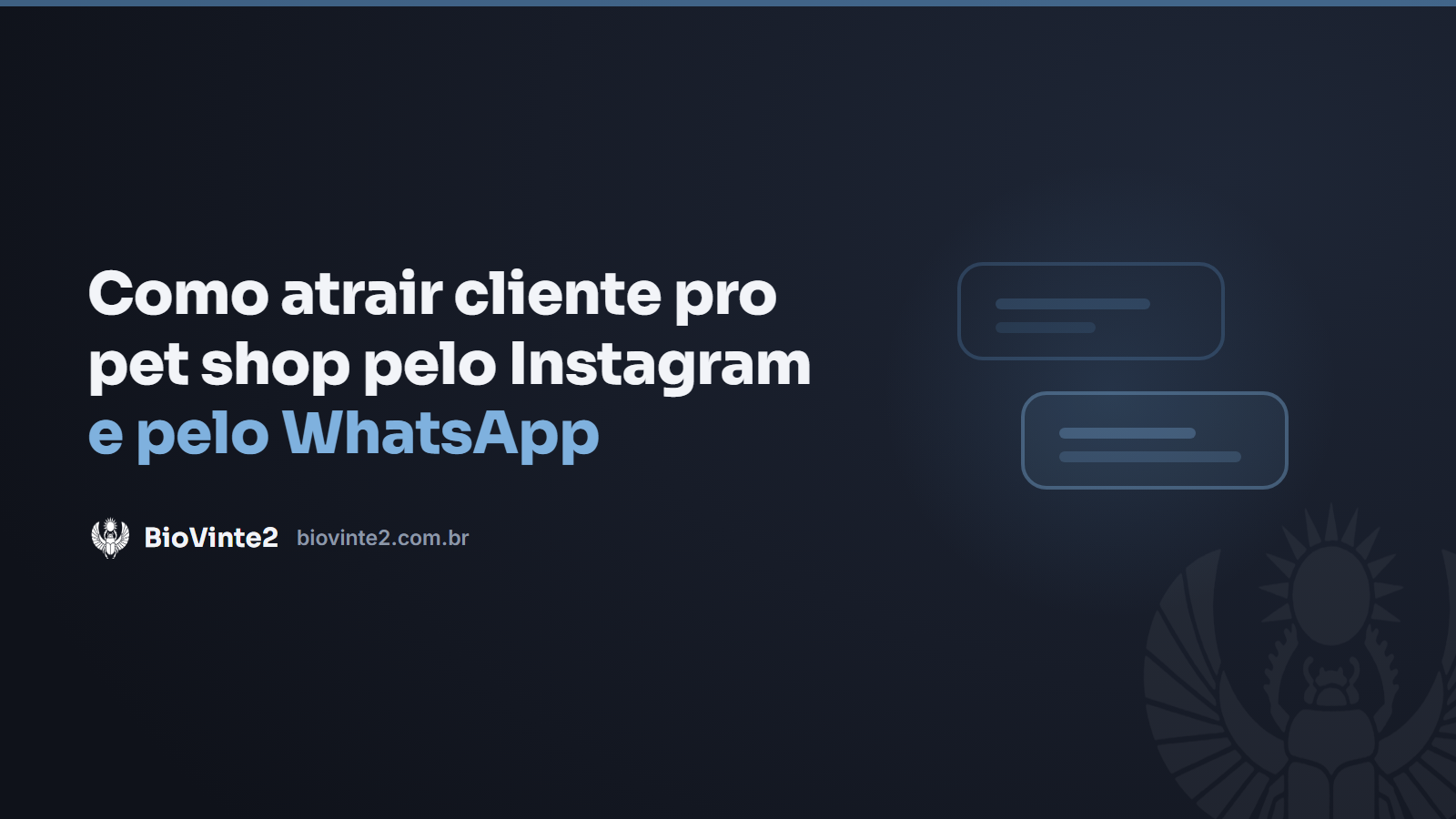 Como atrair cliente pro pet shop pelo Instagram e pelo WhatsApp