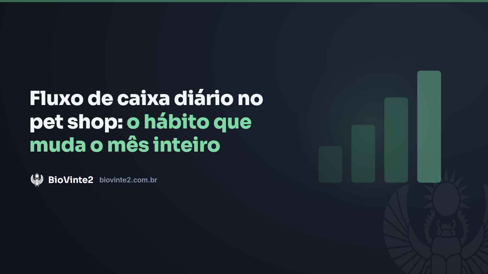 Fluxo de caixa diário no pet shop: o hábito que muda o mês inteiro