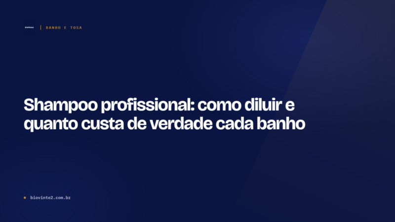 Shampoo profissional: como diluir e quanto custa o banho