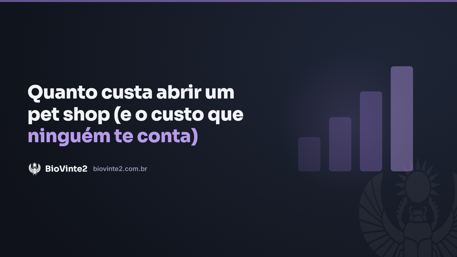 Quanto custa abrir um pet shop (e o custo que ninguém te conta)